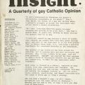 List of contributors from Insight, Fall 1976 issue