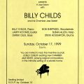 Double M Jazz Salon flyer advertising Billy Childs and his Chamber Jazz Sextet, October 17, 1999