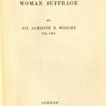 Title page, The Unexpurgated Case Against Woman Suffrage