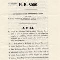 H.R. 8000, the Bilingual Education Opportunity Act, April 5, 1967