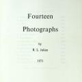 Title page of Fourteen photographs by Richard L. Julian