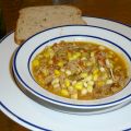 Brunswick Stew, made following the recipe in the Junior League of Memphis Cook Book