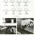 Illustrations of fretting procedure, in Guitarmaking, Tradition and Technology by William R. Cumpiano and Jonathan D. Natelson