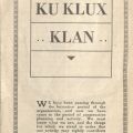 Front cover of the Ideals of the Ku Klux Klan