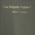 Cover, Can Telepathy Explain? 