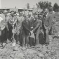 1971 Ground breaking for the library. 