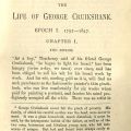 Page 1, The Life of George Cruikshank, In Two Epochs