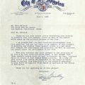 Letter from Mayor Tom Bradley to Mimi Melnick regarding her efforts to preserve manhole covers in Los Angeles, July 5, 1984