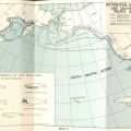 Map of North Pacific, in Men & Whales at Scammon's Lagoon, 1972