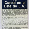 Protest Flyer, 1992, Juana Beatriz Gutiérrez Mothers of East Los Angeles (MELA) Collection