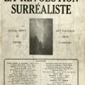 Cover, La Révolution Surréaliste, December 1929