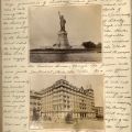 Pictures of the Statue of Liberty and the Murray Hill Hotel
