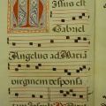 First Page of Antiphonary 