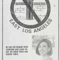 Gloria Molina issue flyer circa 1985, Juana Beatriz Gutiérrez Mothers of East Los Angeles Collection Box 9, Folder 14
