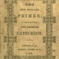 Cover, The New England Primer: To Which is Added the Shorter Catechism, 1841