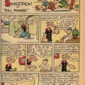 Page from Popeye comic book, 1954
