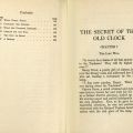 Chapter One, The Secret of the Old Clock, 1930
