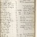 Roster of enlisted men, 4th Regiment, Massachusetts Infantry, page one, with coded descriptions