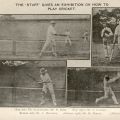 School staff playing Cricket, Thomas Hanbury School for Boys Yearbook.  Alex D. Kennedy Collection