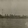 U.S.S. Shaw cut in half by transport, October 9, 1918