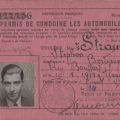 Driving Permit issued to Stephan Strauss (aka Stuart) by the Republique Francaise, ca. 1939