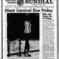 Summer Sundial article highlighting a free carnival on campus in 1962, June 25, 1962