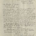 Letter from T. Takahachi and Family, interned at Santa Anita Assembly Center, May 14, 1942
