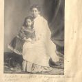 Photograph, Mother and daughter at Plymouth Church, July 29, 1888. Temperance Scrapbook