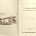 Frontispiece and title page, The Historic Church at San Buenaventura