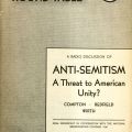 Cover, Anti-Semitism: A Threat to American Unity? 