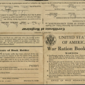 War Ration Book 1, WWII Rationing Collection