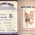 Press flyer and program cover, West Side Story, November, 1964