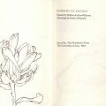 Flowers of August, Poems by William Carlos Williams, Drawings by Kieth Achepohl, 1983