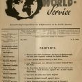 Front cover of World-Service, September 15, 1940