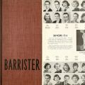 Cover and page of John Marshall High School yearbook. Mimi Clar pictured in the bottom row, 1953