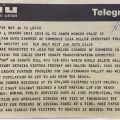 Telegram from West Van Nuys Chamber of Commerce, 1970