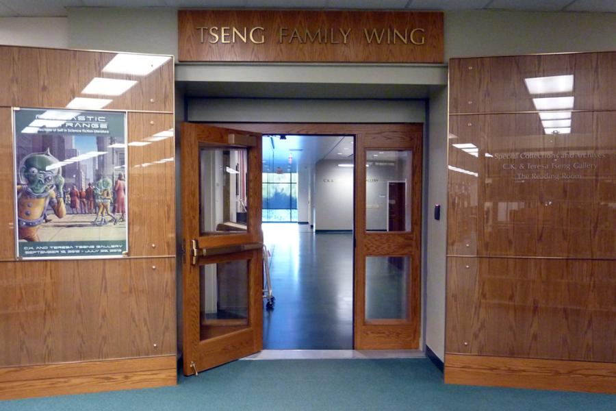 Entry to the Library Exhibit Gallery