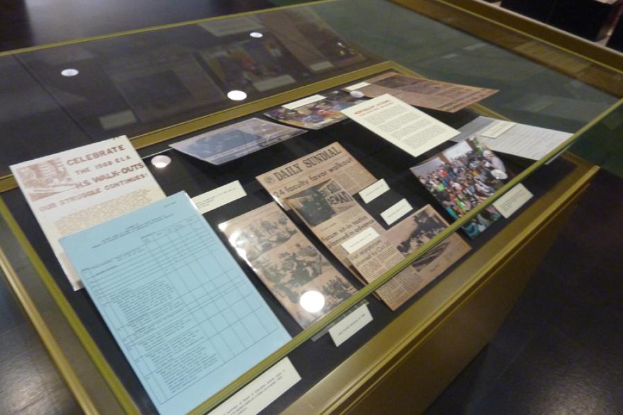 Library Gallery during In Protest Exhibition