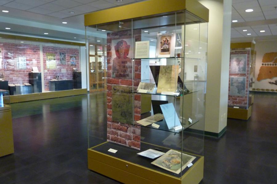 Library Gallery during In Protest Exhibition