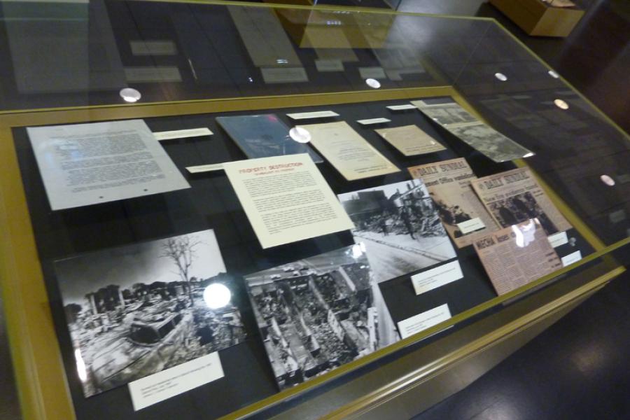 Library Gallery during In Protest Exhibition