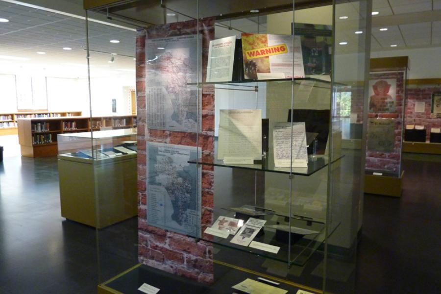 Library Gallery during In Protest Exhibition