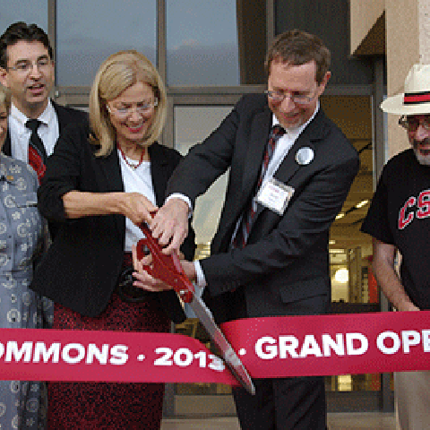 Learning Commons Ribbon Cutting, 2013