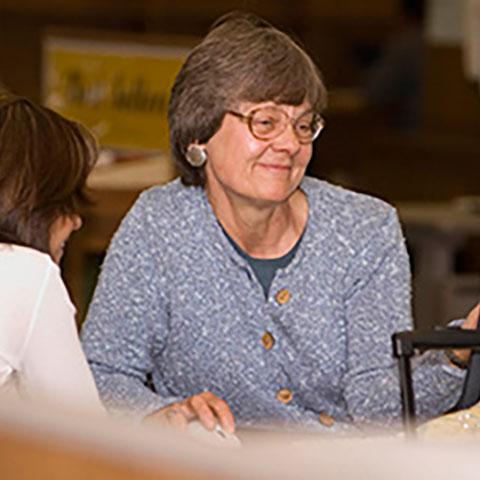 Librarian Kris Ecklund