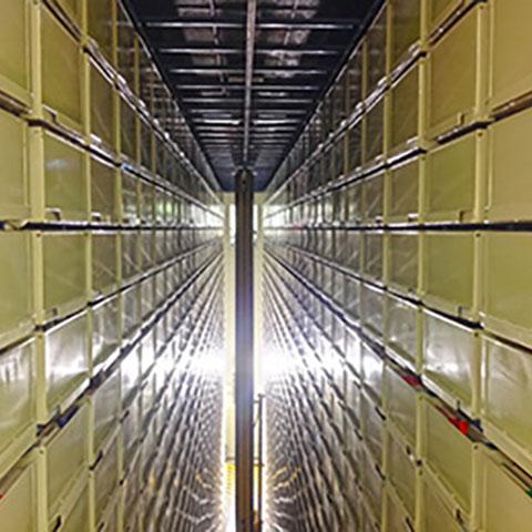 Automated Storage and Retrieval System (ASRS) at the Oviatt Library