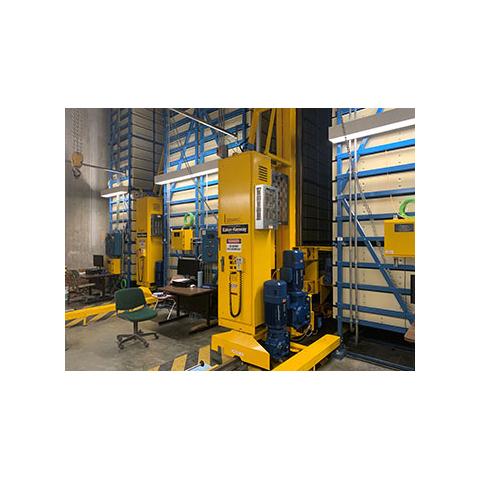 Crane on Aisle 5 with New Vertical &amp; Horizontal Motor, Resistors, and Optical Modem