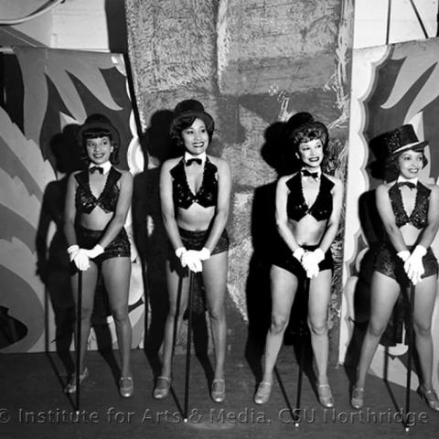 Four female dancers