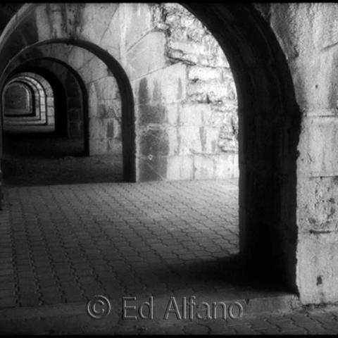 A corridor of arches (arcarde)