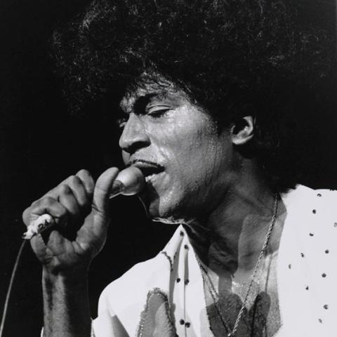A man singing