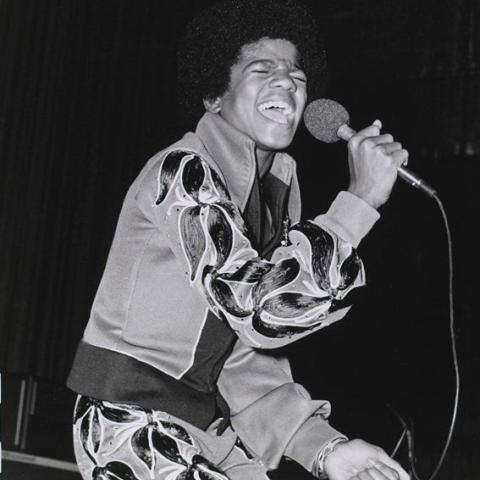 a man singing