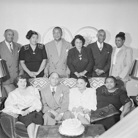 Image of birthday party for Mr. or Mrs. Durell